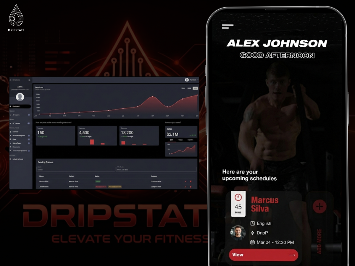 DripState platform visual 2