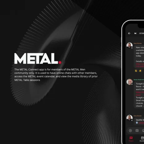 METAL Connect — Exclusive member-only community platform.