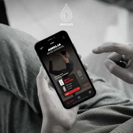DripState — Live virtual fitness coaching platform.