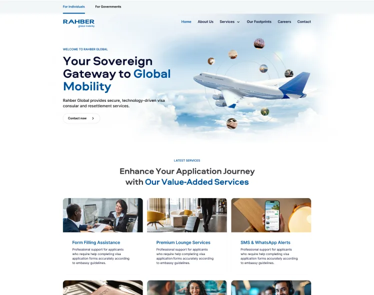 Rahber Global platform visual 2